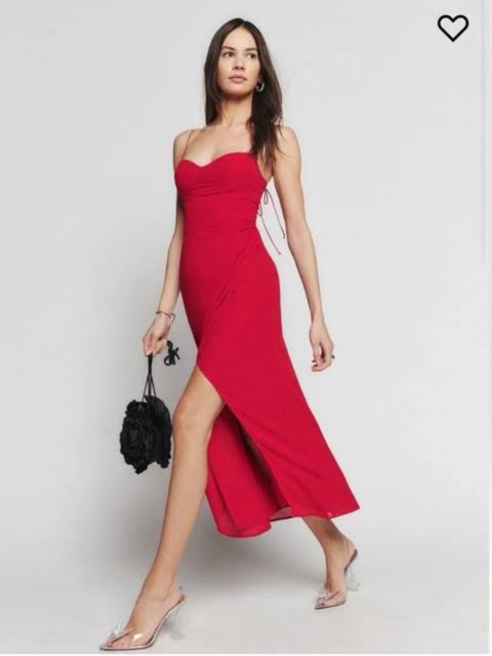 Reformation Kourtney Red Dress